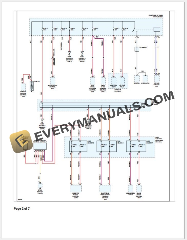 Porsche 911 Carrera (992) F6-3.0L Turbo Full Electrical Diagrams Fast Download