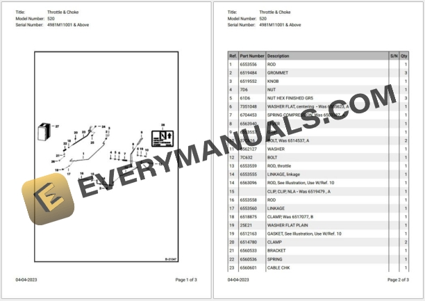 Bobcat Loader 520 Parts Catalog PDF 2 018_Bobcat Loader 520 Parts Catalog
