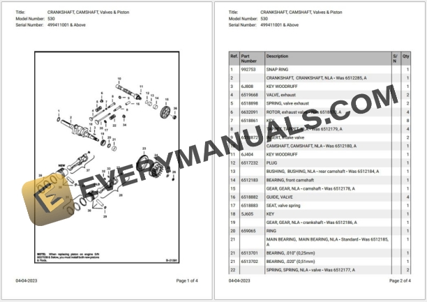 Bobcat Loader 530 Parts Catalog PDF 5 019_Bobcat Loader 530 Parts Catalog_1