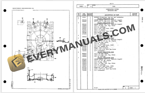 Manitowoc 3400 Crawler Parts Manual 5 Manitowoc 3400 Crawler Parts Manual_1