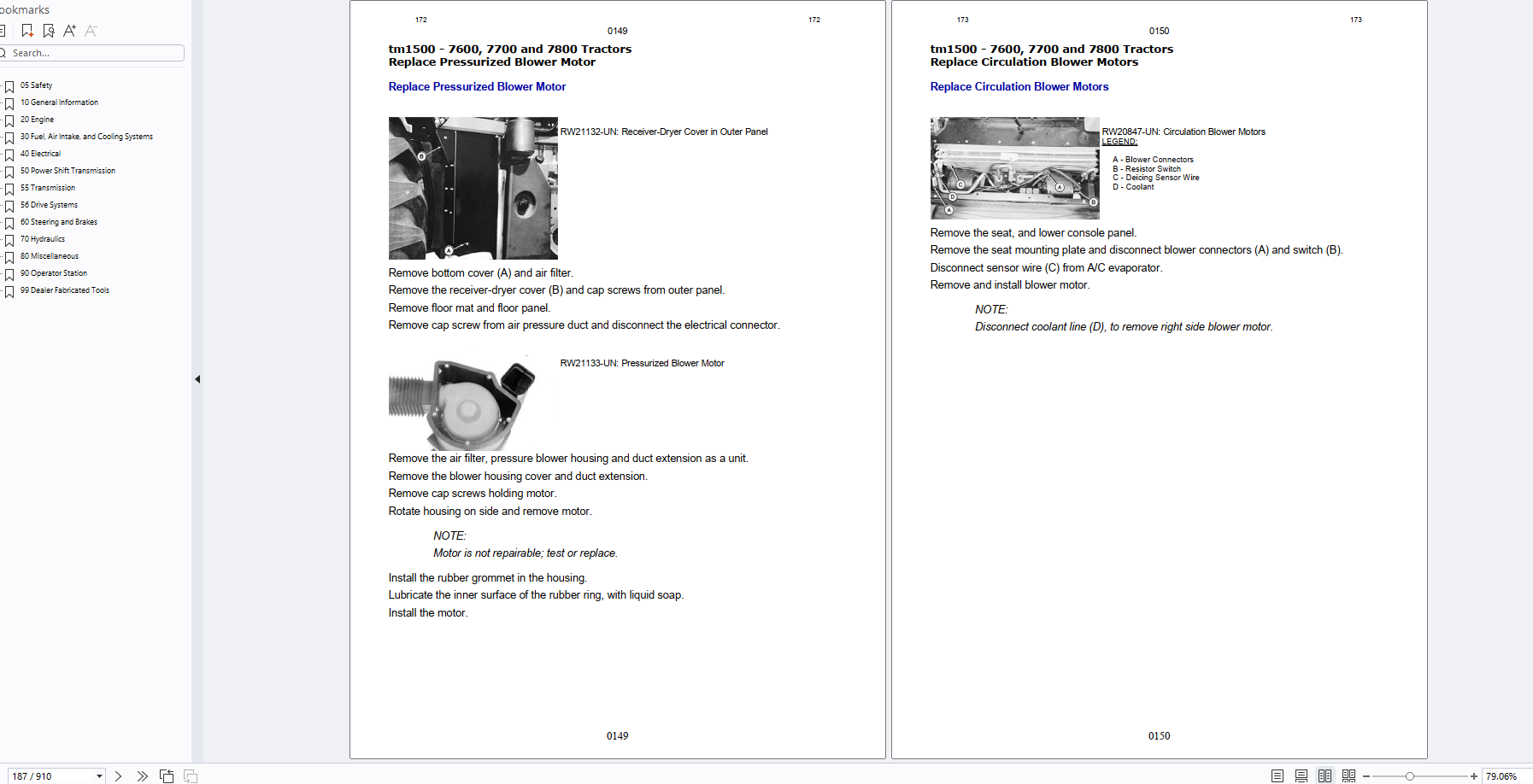 John Deere 7600 7700 7800 Tractor Repair Technical Manual TM1500 PDF 7 John Deere 7600 7700 7800 Tractor Repair Technical Manual TM1500 PDF - Image 5