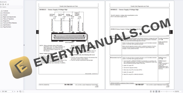 John Deere PowerTech 4.5L 6.8L Level 4 Fuel System w.Bosch VP44 Pump Diesel Engine Component Technical Manual CTM170 PDF 5 John Deere PowerTech 4.5L 6.8L Level 4 Fuel System w.Bosch VP44 Pump Diesel Engine Component Technical Manual CTM170 PDF - Image 3