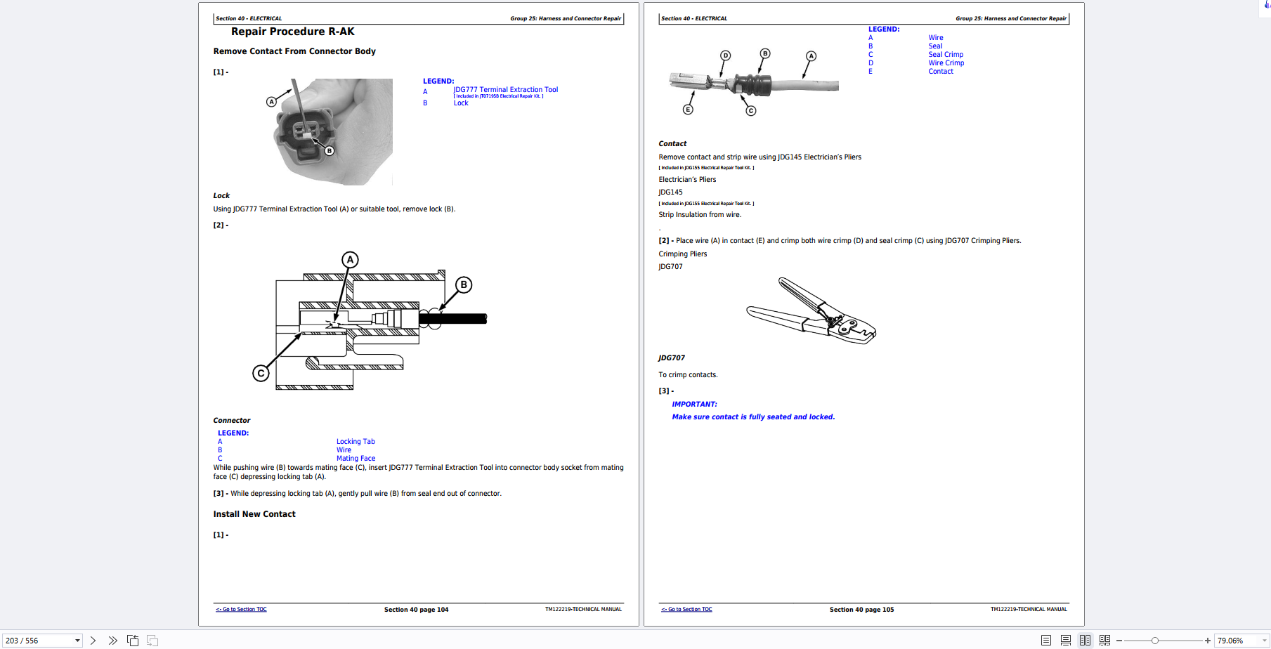 John Deere W150 Self-Propelled Windrower Diagnostic and Repair Technical Manual TM122219 PDF 4 John Deere W150 Self-Propelled Windrower Diagnostic and Repair Technical Manual TM122219 PDF - Image 4