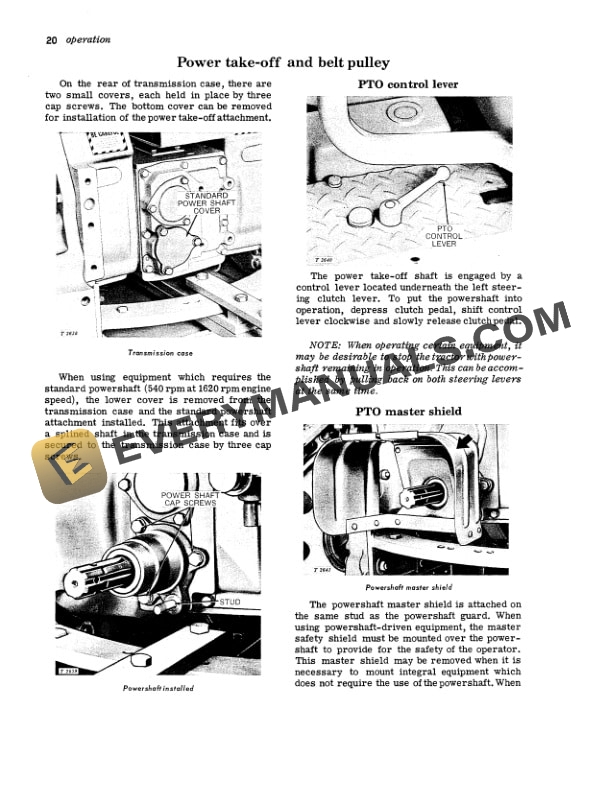 John Deere 1010 Tractor Operator Manual OMT15502 2