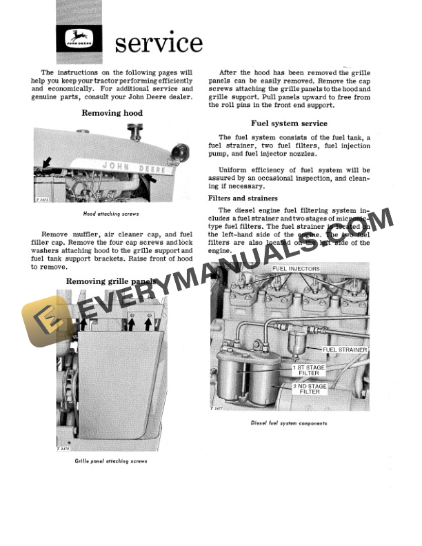 John Deere 1010 Tractor Operator Manual OMT15505 3