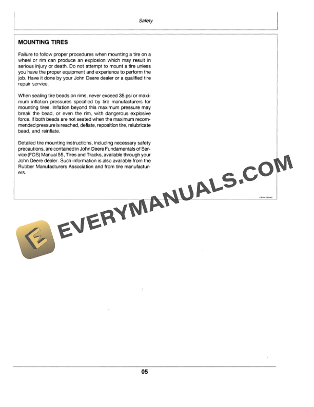 John Deere 116 Tractor Operator Manual OMM85534 2