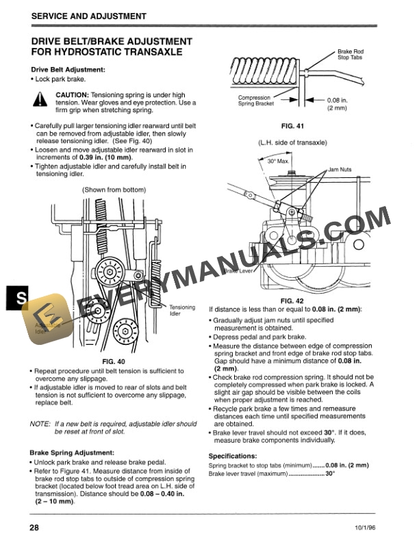 John Deere 1338 Gear 1538 Gear Hydro 1546 Gear 1638 Hydro 1646 Gear Operator Manual OMGX10130 2