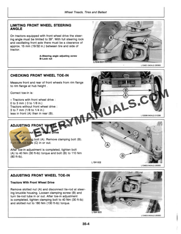 John Deere 1550 1750 And 1850 Tractors Operator Manuals OML57690 2