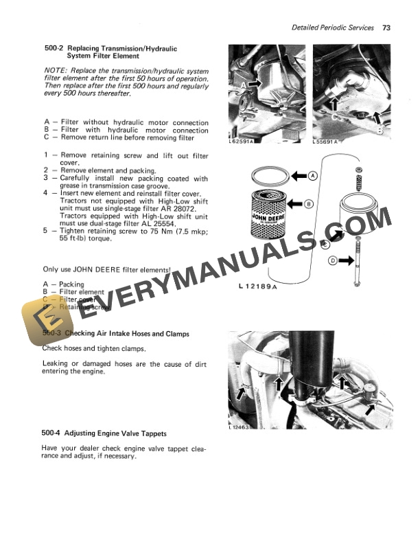 John Deere 1830 2030 And 2130 Tractors Operator Manuals OML31484 3