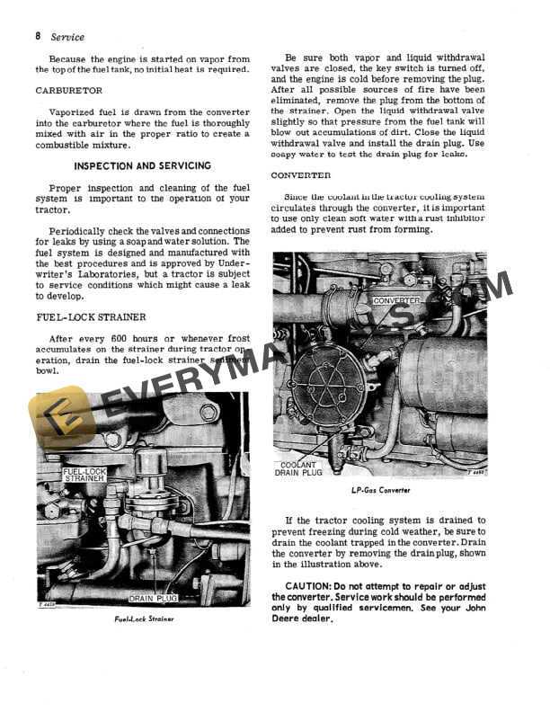 John Deere 2010 Tractor Operator Manual OMT18054 3
