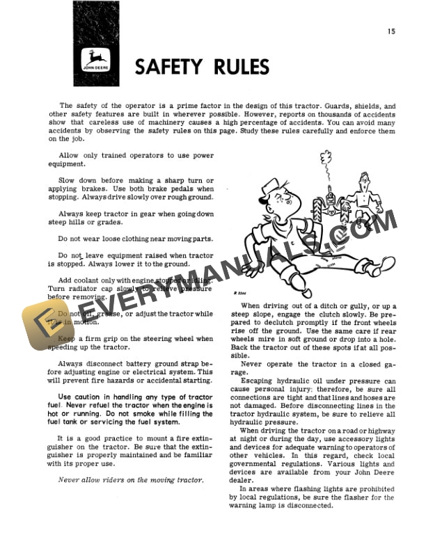 John Deere 2020 Tractor Operator Manual OMT32195 2