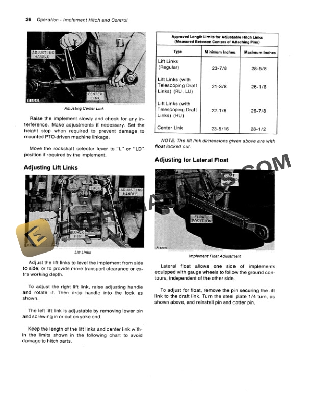 John Deere 2030 Tractor Operator Manual OMR50675 2