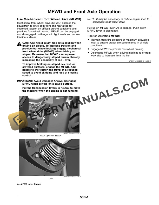 John Deere 3033R, 3039R, 3046R Tractors Operator Manual OMTR135280 4 John Deere 3033r, 3039r, 3046r Tractors Operator Manuals OMTR135280-2