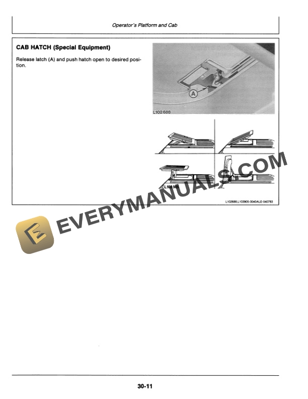 John Deere 3050 3350 Tractors Operator Manuals OML57785 2