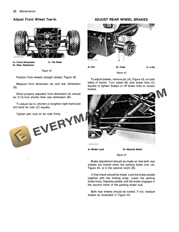 John Deere 316 Tractor Operator Manual OMM81721 3
