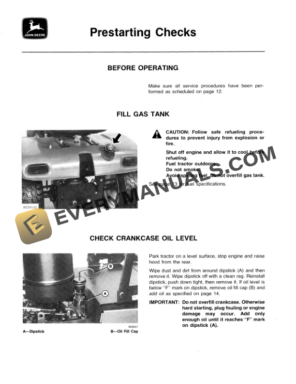 John Deere 317 Tractor Operator Manual OMM84243 2
