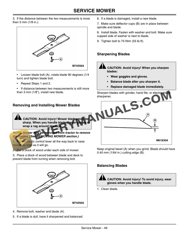 John Deere 355D Tractor Operator Manual OMM141524 3