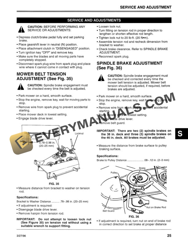 John Deere 38 Inch and 48 Inch Tractor Operator Manual OMM127282 2