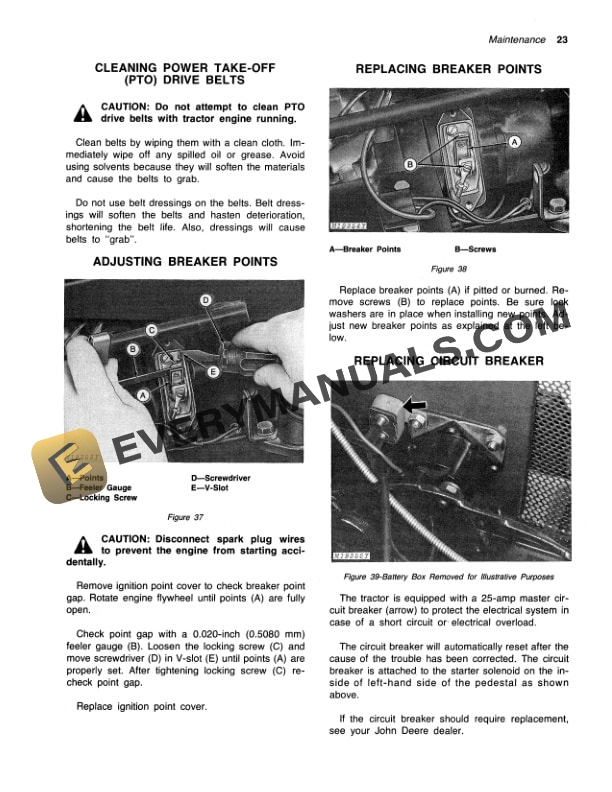 John Deere 400 Tractor Operator Manual OMM80642 3