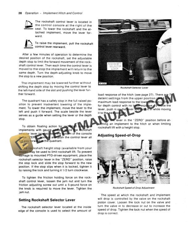 John Deere 4030 Tractor Operator Manual OMR53778 2