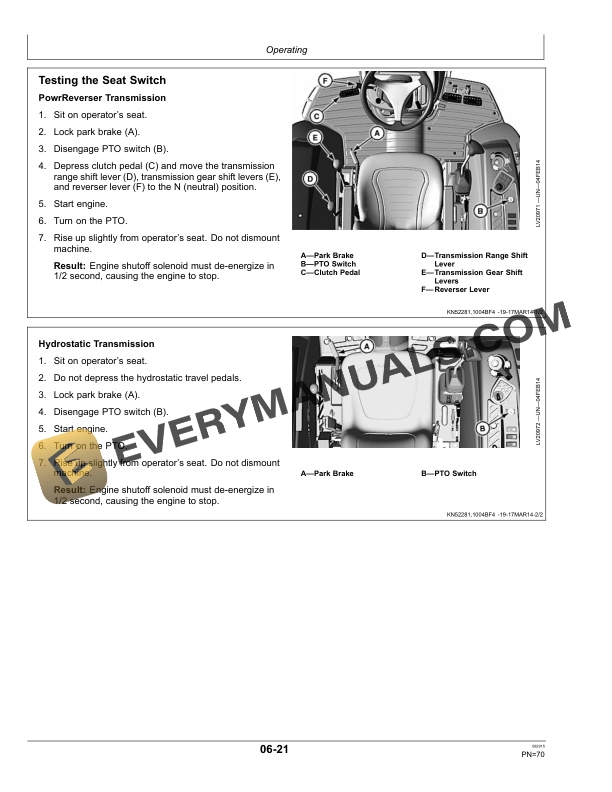 John Deere 4044M4044R4052M4052R4066M 4066R Tractor Operator Manual OMLVU29832 2