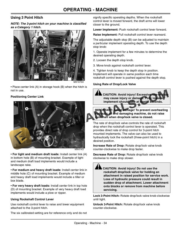 John Deere 4120 4320 4520 4720 Tractor Operator Manual OMLVU17927 2
