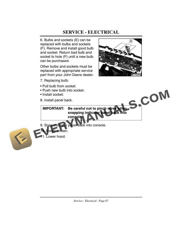 John Deere 425 and 445 Tractor Operator Manual OMM134095 3