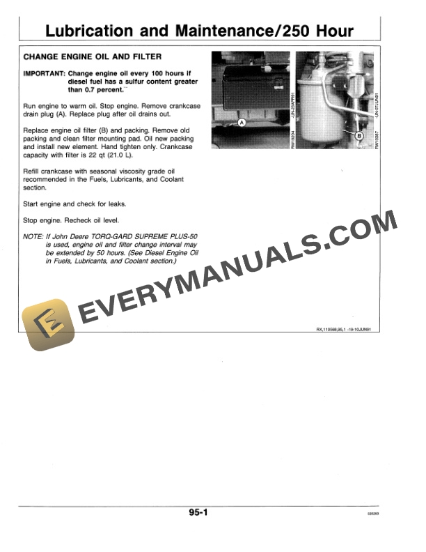 John Deere 4560 4760 AND 4960 Tractor Operator Manual OMAR112280 3