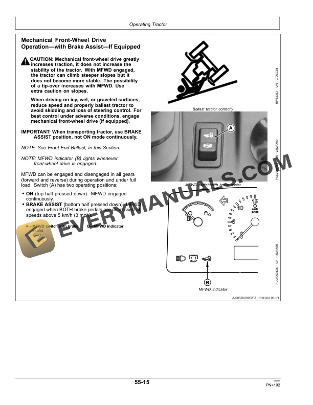 John Deere 5085M, 5095M, 5105M (Stage IIIA) Tractors Operator Manual OMSU32148 4 John Deere 5085m, 5095m And 5105m (stage Iiia) Tractors Operator Manuals OMSU32148-2