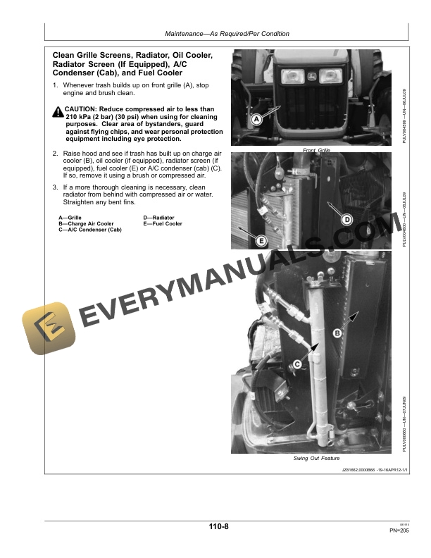 John Deere 5085M, 5095M, 5105M (Stage IIIA) Tractors Operator Manual OMSU32148 5 John Deere 5085m, 5095m And 5105m (stage Iiia) Tractors Operator Manuals OMSU32148-3