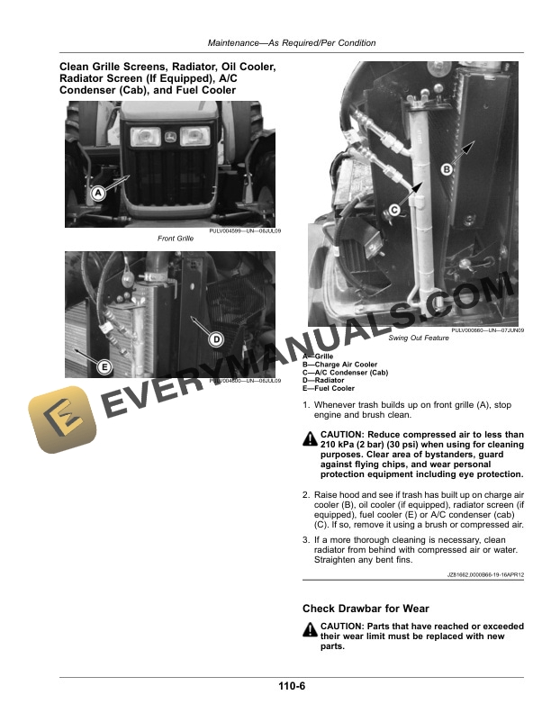 John Deere 5085M, 5095M, 5105M (Stage IIIA) Tractors Operator Manual OMSU47635 5 John Deere 5085m, 5095m And 5105m (stage Iiia) Tractors Operator Manuals OMSU47635-3