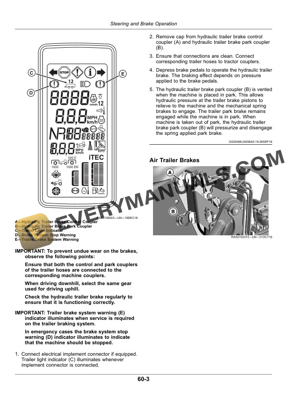 John Deere 5090R, 5100R, 5115R, 5125R (Stage IIIB) Tractors Operator Manual OMSU61741 4 John Deere 5090r, 5100r, 5115r, And 5125r (stage Iiib) Tractors Operator Manuals OMSU61741-2