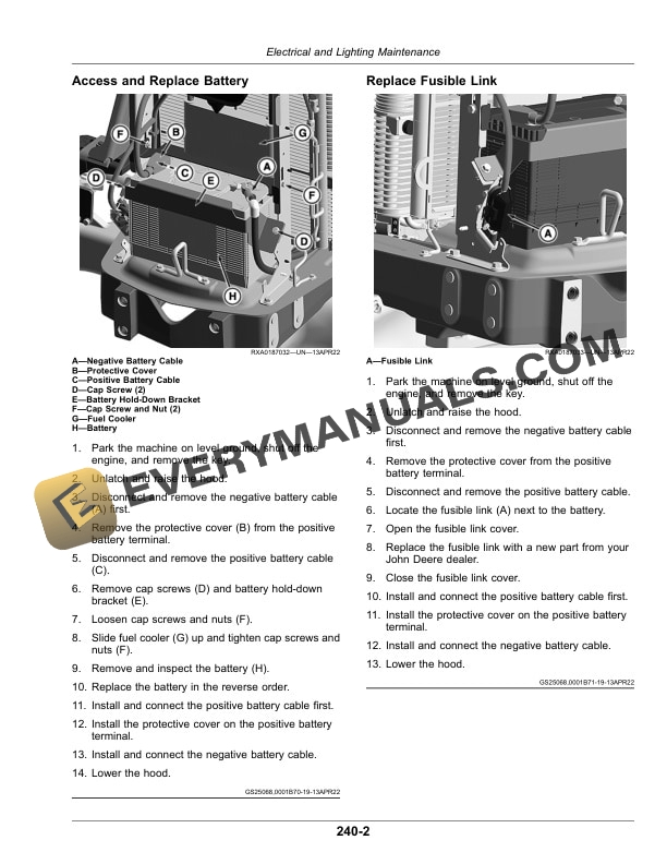 John Deere 5095M, 5105M, 5120M, 5130M (FT4) Tractors Operator Manual OMTR129313 5 John Deere 5095m, 5105m, 5120m, And 5130m (ft4) Tractors Operator Manuals OMTR129313-3