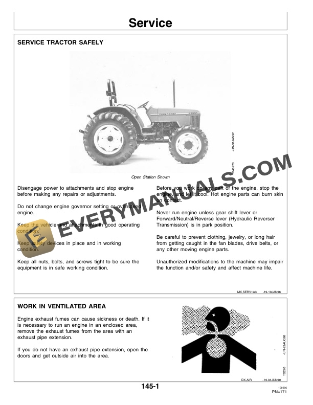 John Deere 5200 5300 5400 and 5500 Tractor Operator Manual OMRE41745 3
