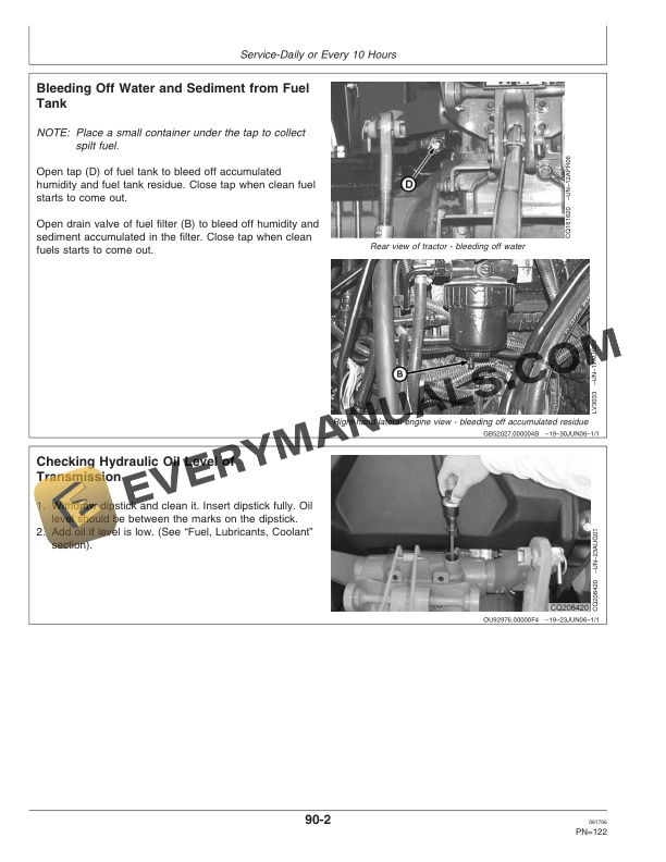 John Deere 5403 Tractors Operator Manual OMCQ51615 3