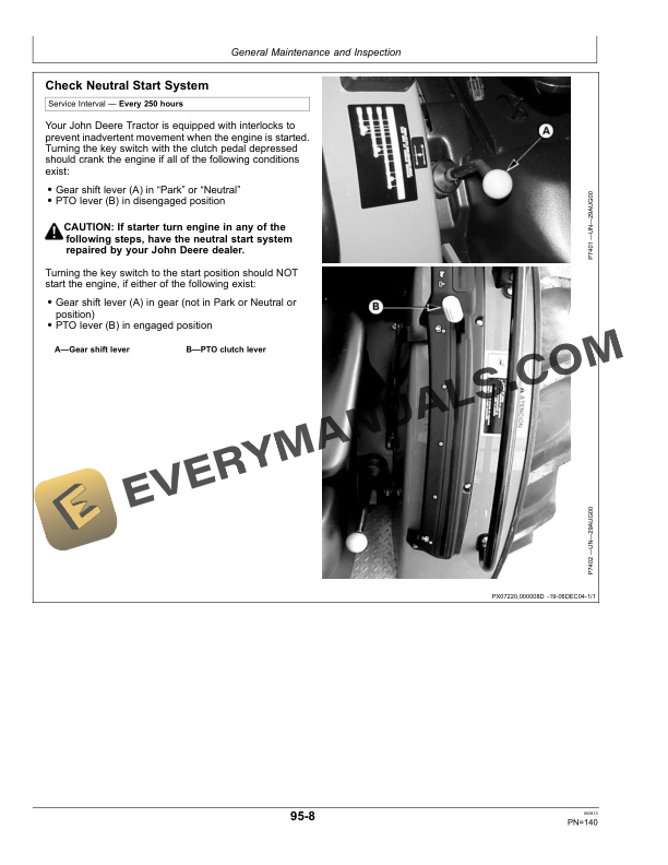 John Deere 5425N Tractors Operator Manual OMSU32985 5 John Deere 5425n Tractors Operator Manual OMSU32985-3
