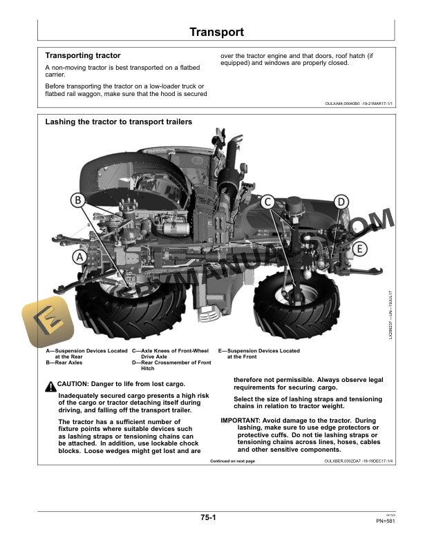 John Deere 6110M, 6120M, 6130M, 6145M Tractor Operator Manual OMAL219620 5 John Deere 6110M, 6120M, 6130M and 6145M Tractor Operator Manual OMAL219620-3