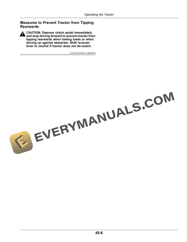 John Deere 6165J, 6185J, 6205J, 6210J Tractors Operator Manual OMAL221577 4 John Deere 6165j, 6185j, 6205j & 6210j Tractors Operator Manuals OMAL221577-2