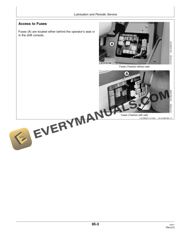 John Deere 6510 6610 6810 6810 6910s Tractors Operator Manuals OMAL152892 3