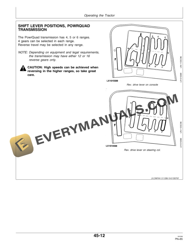 John Deere 6510 6610 6810 6910 Tractors Operator Manual OMAL116300 2