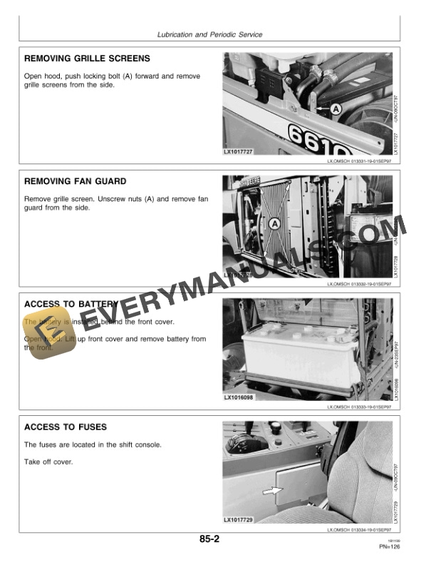 John Deere 6510 6610 Se Tractors Operator Manuals omal117821 3