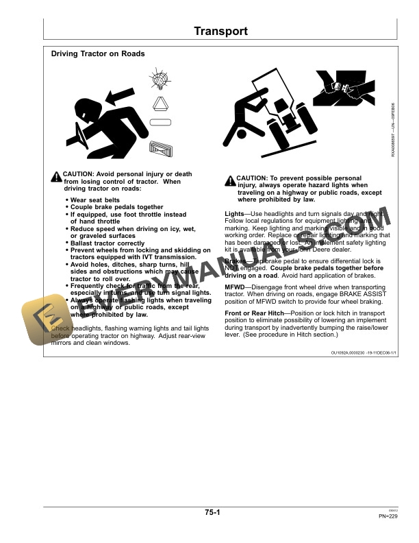 John Deere 7130, 7230, 7330, 7430, 7530 Premium Tractors Operator Manual OMAL206902 5 John Deere 7130 7230 7330, 7430 And 7530 Premium Tractors Operator Manuals OMAL206902-3