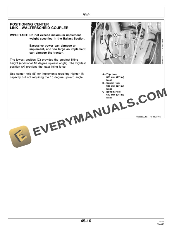 John Deere 7600 7700 And 7800 Tractors Operator Manuals OMAR112756 2