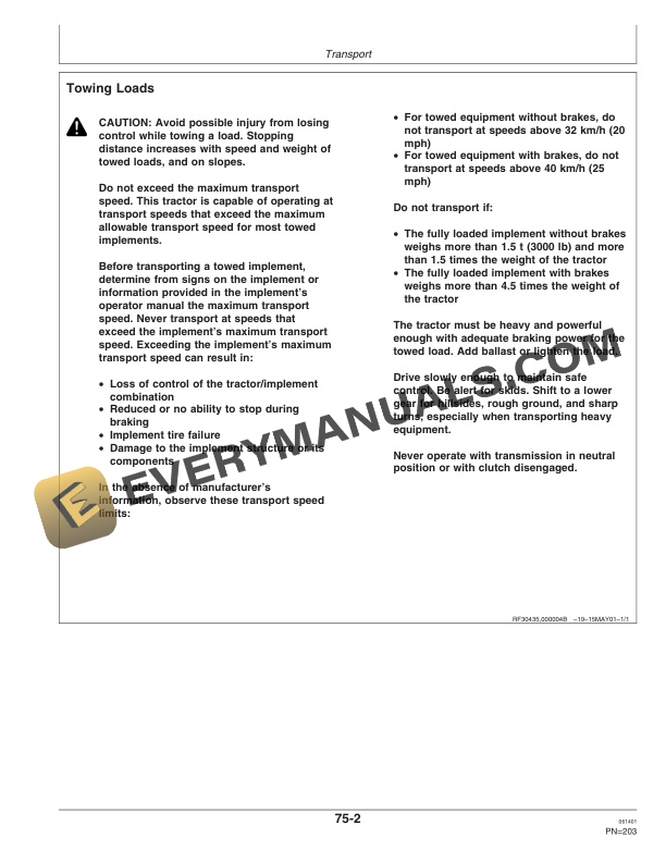 John Deere 7610 7710 7810 Tractors Operator Manuals OMAR189665 3