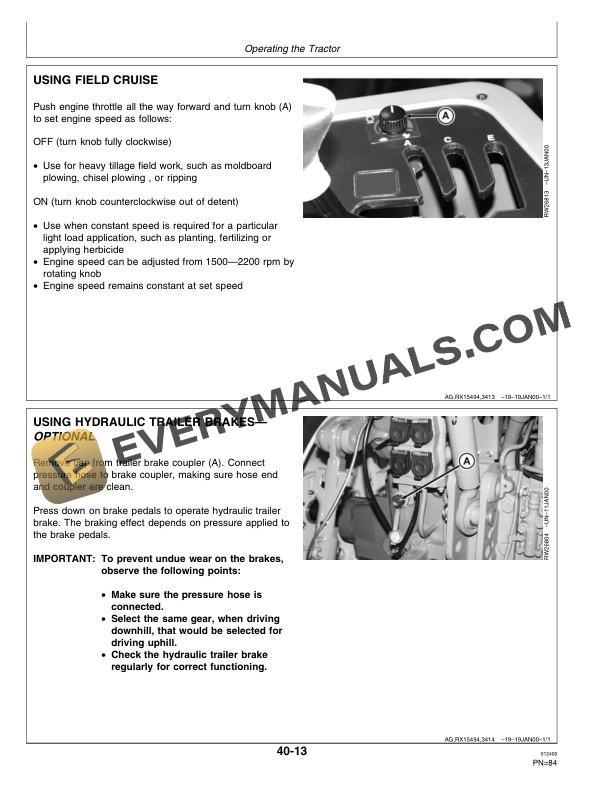 John Deere 7610 7710 And 7810 Tractors Operator Manuals OMAR172276 2