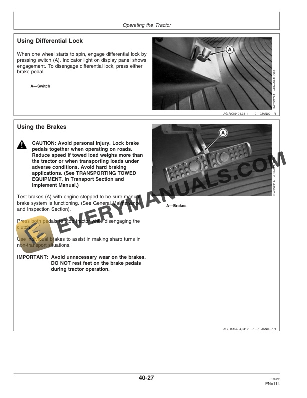 John Deere 7710 And 7810 Tractors Operator Manuals OMAR206904 2