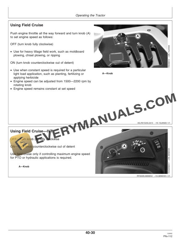 John Deere 7710 and 7810 Tractor Operator Manual OMAR206901 2