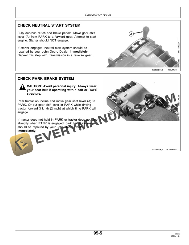 John Deere 8100T 8200T 8300T and 8400T Tractor Operator Manual OMAR116990 3