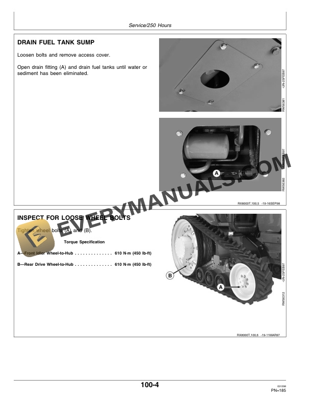 John Deere 8100t 8200t 8300t And 8400t Tractors Operator Manuals OMAR152294 3