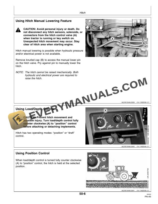 John Deere 8110 8210 8310 8410 Tractors Operator Manuals OMAR178328 2